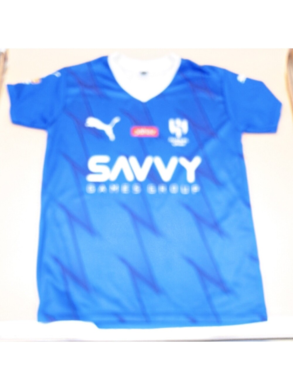 PUMA Neymar Jr #10 Al Hilal Blue White Soccer Jersey Size L
